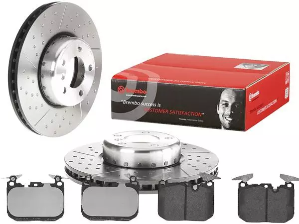 BREMBO TARCZE+KLOCKI PRZÓD BMW 2 F22 F23 340MM