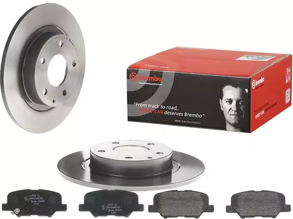 BREMBO TARCZE+KLOCKI TYŁ MAZDA 6 GJ GL 278MM