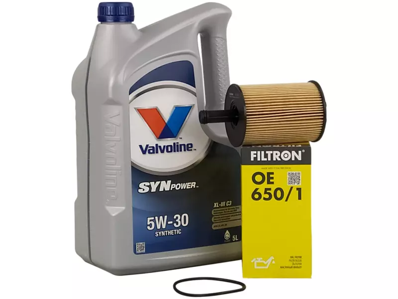 VALVOLINE XL-III 5W30 5L+FILTR OLEJU OE650/1