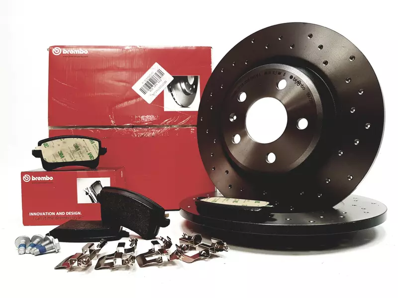 BREMBO XTRA TARCZE+KLOCKI TYŁ AUDI Q5 8R 300MM