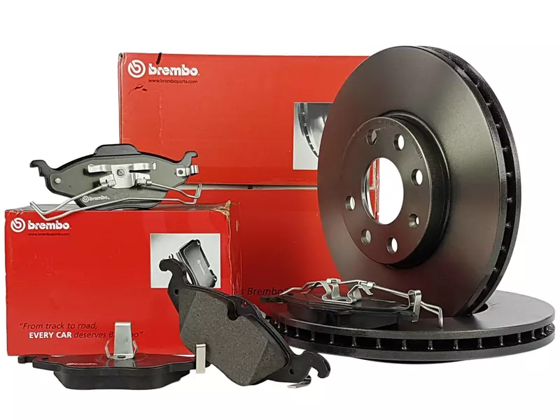 BREMBO TARCZE + KLOCKI PRZÓD OPEL ASTRA G