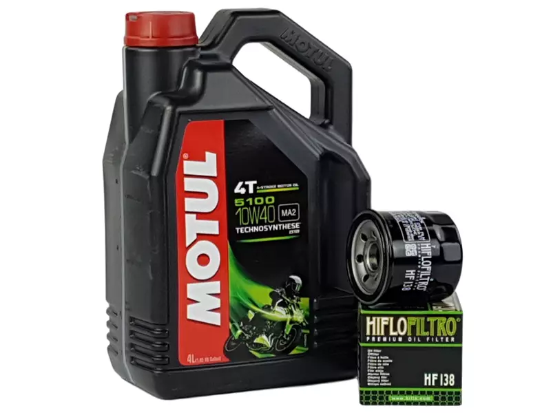 MOTUL 5100 4T 10W40 4L + HIFLO FILTR OLEJU HF138