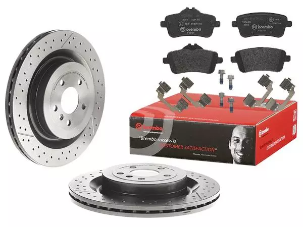 BREMBO TARCZE+KLOCKI T MERCEDES GLE63 AMG W166