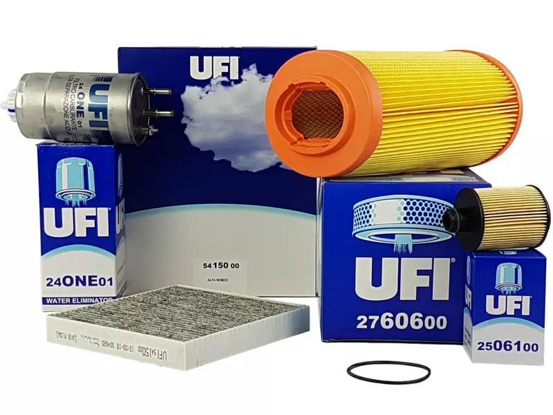 UFI ZESTAW FILTRÓW ALFA ROMEO 159 1.9 2.0 JTDM