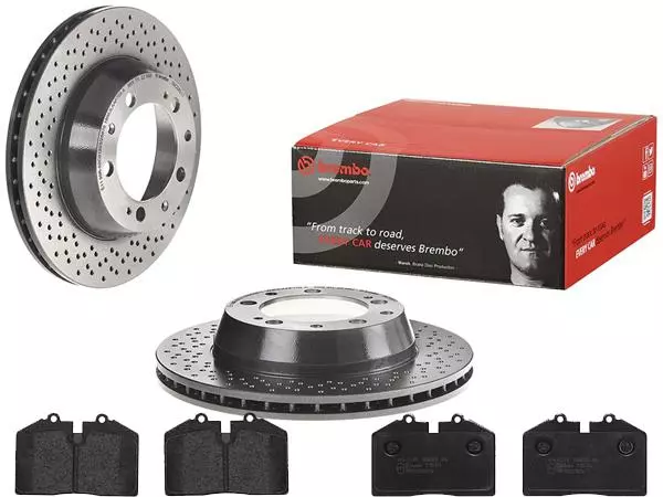 BREMBO TARCZE+KLOCKI T PORSCHE 911 993 299MM