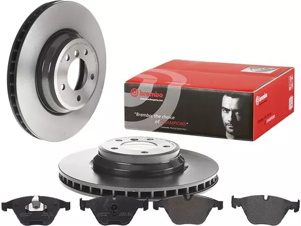 BREMBO TARCZE+KLOCKI PRZÓD BMW 3 E90 E91 348MM