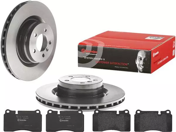 BREMBO TARCZE+KLOCKI PRZÓD RANGE ROVER III 360MM