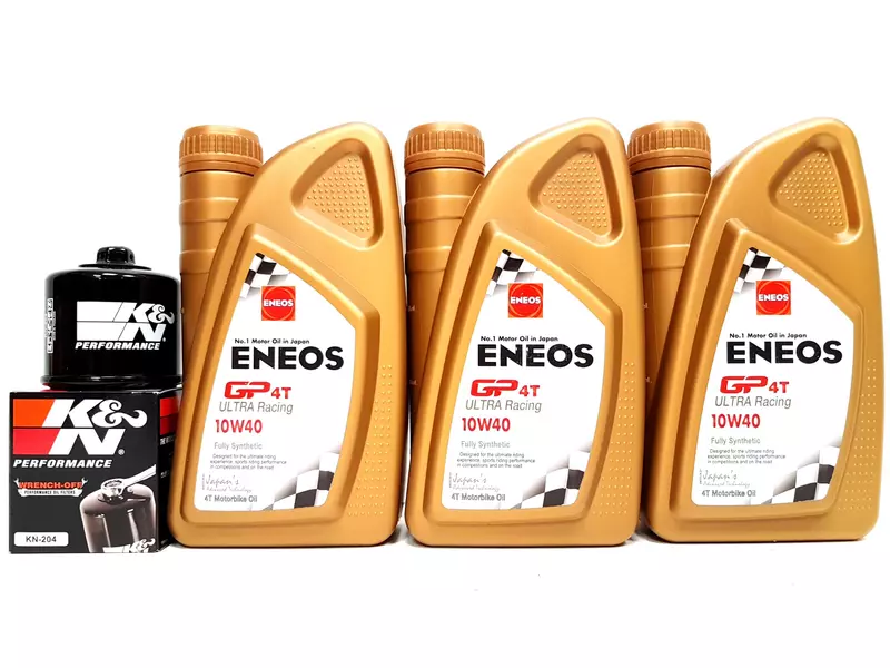 ENEOS ULTRA RACING GP4T 10W40 3L + FILTR KN-204