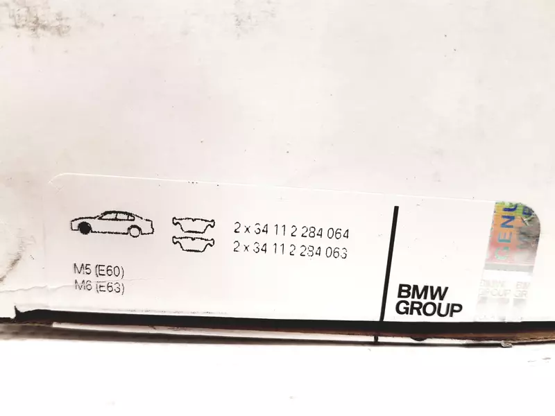 OE BMW TARCZE+KLOCKI PRZÓD BMW M5 E60 E61 374MM 