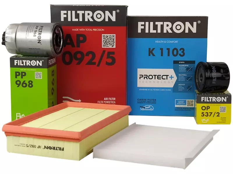 FILTRON KOMPLET 4 FILTRÓW FIAT STILO 1.9 JTD