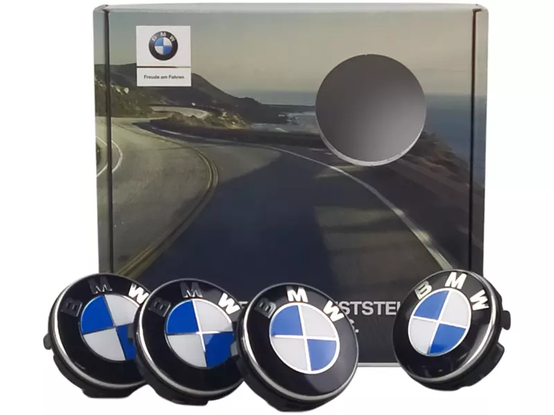 OE BMW DEKIELKI KAPSLE ALUFELGI RUCHOME 56MM