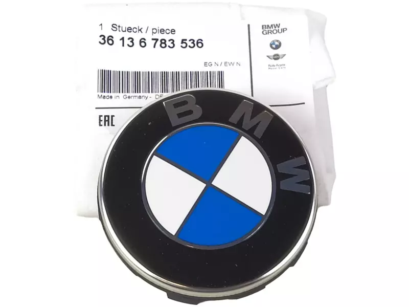 OE BMW EMBLEMATY DEKIELKI KAPSLE ALUFELGI 68MM