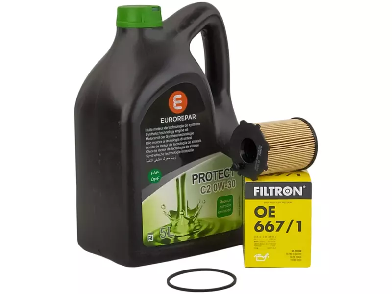 EUROREPAR PREMIUM C2 0W30 5L+FILTR OLEJU OE667/1