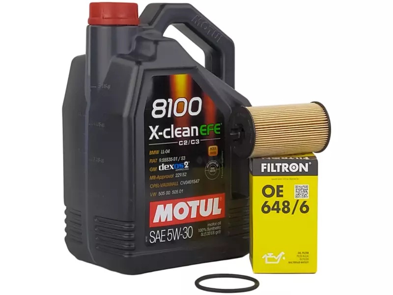 MOTUL 8100 X-CLEAN EFE 5W30 5L+FILTR OLEJU OE648/6