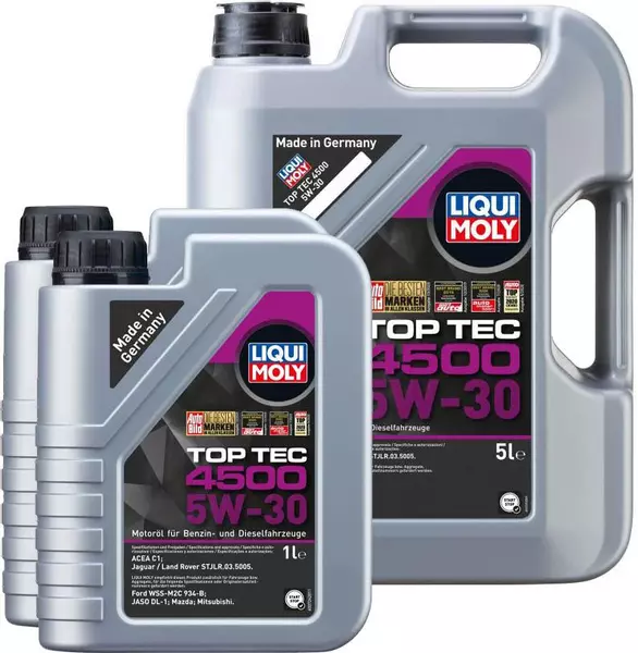 LIQUI MOLY TOP TEC 4500 5W30 C1 FORD 934B 7L