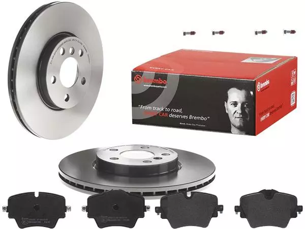 BREMBO TARCZE+KLOCKI PRZÓD BMW 2 F45 F46 307MM