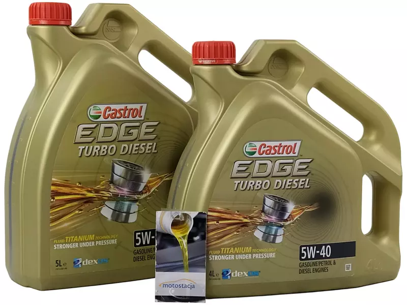 CASTROL EDGE 5W40 TURBO DIESEL 505.01 9L