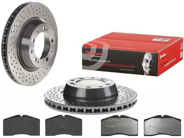 BREMBO TARCZE+KLOCKI T PORSCHE 911 993 322MM