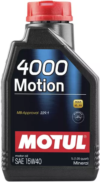 MOTUL 4000 MOTION 15W40 A3/B4 SL/CF 1L