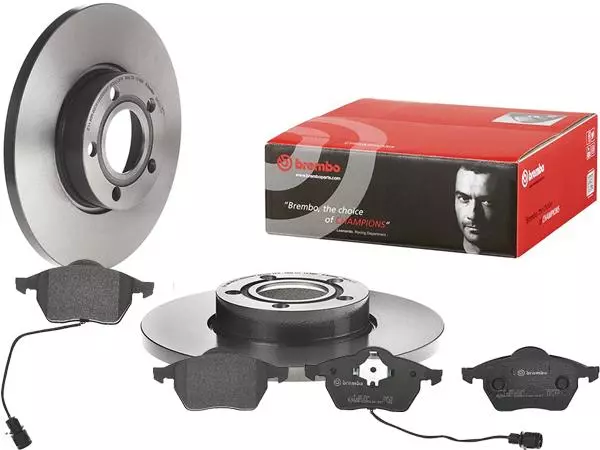 BREMBO TARCZE+KLOCKI PRZÓD AUDI 100 A6 C4 288MM