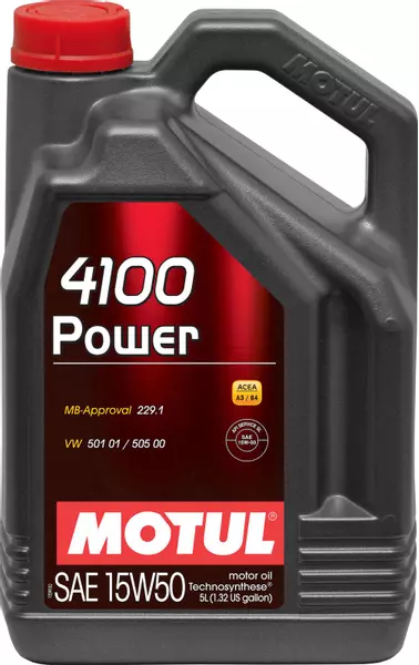 MOTUL 4100 POWER 15W50 A3/B4 API SL/CF 5L