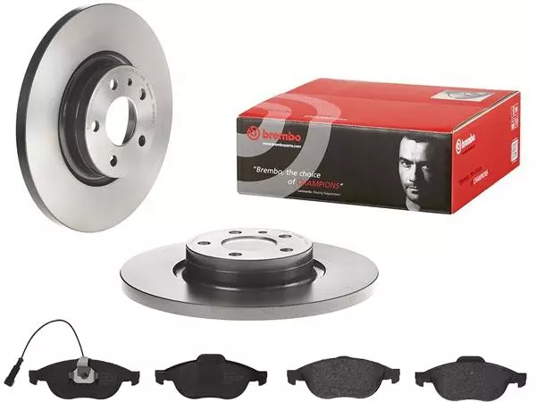 BREMBO TARCZE+KLOCKI P ALFA ROMEO 147 156 281MM