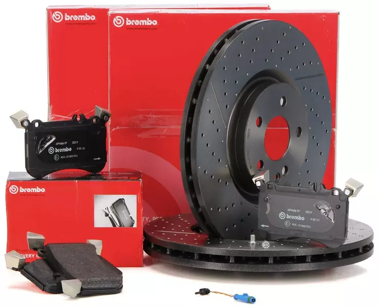 BREMBO TARCZE+KLOCKI P MERCEDES A45 AMG W176