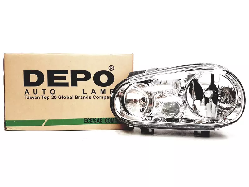 DEPO REFLEKTORY LAMPY PRZÓD VW GOLF IV H7/H1/H3 