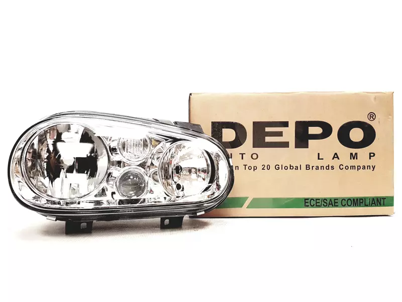 DEPO REFLEKTORY LAMPY PRZÓD VW GOLF IV H7/H1/H3 