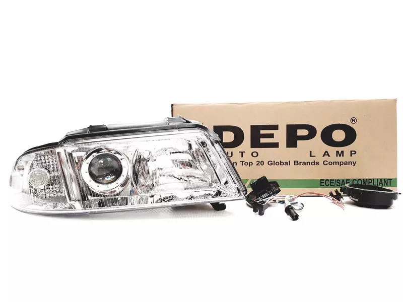 DEPO REFLEKTORY LAMPY PRZÓD AUDI A4 B5 99-01 2 SZT 