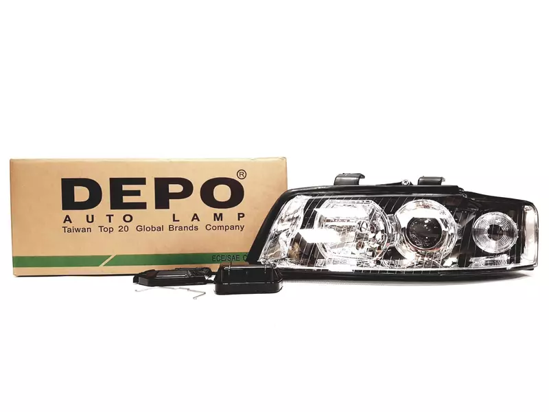 DEPO REFLEKTORY LAMPY PRZÓD AUDI A4 B6 XENON 2 SZT 