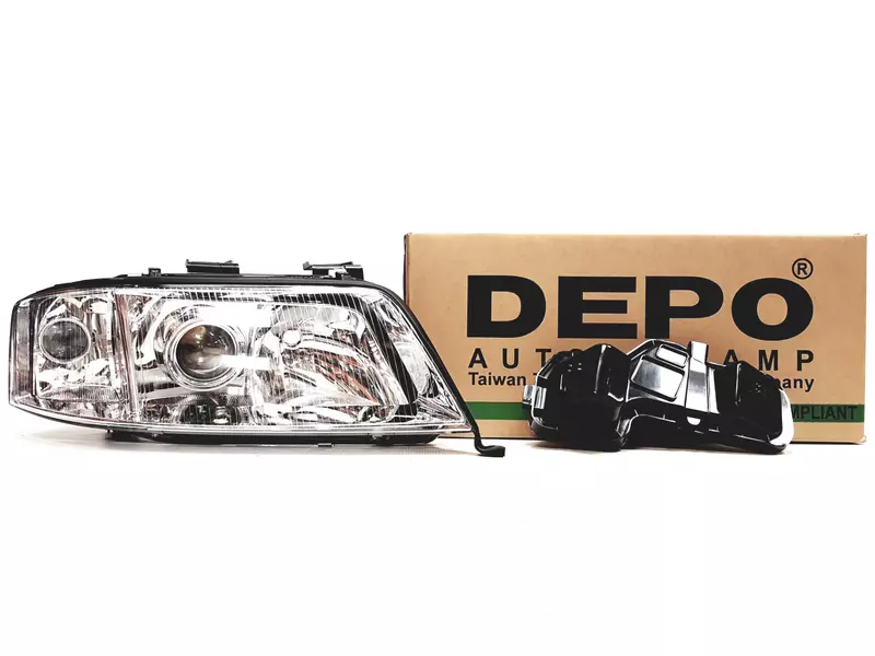 DEPO REFLEKTORY LAMPY PRZÓD AUDI A6 C5 99-00 2 SZT 