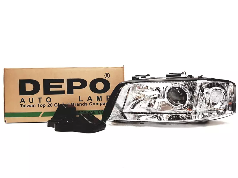 DEPO REFLEKTORY LAMPY PRZÓD AUDI A6 C5 01-03 