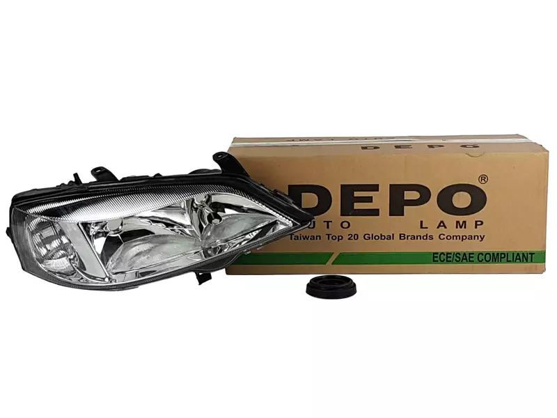 DEPO REFLEKTORY LAMPY PRZÓD OPEL ASTRA G SREBRNE  