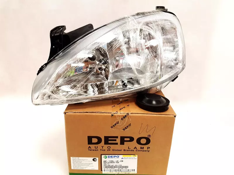 DEPO REFLEKTORY LAMPY PRZÓD OPEL CORSA C 00-03 