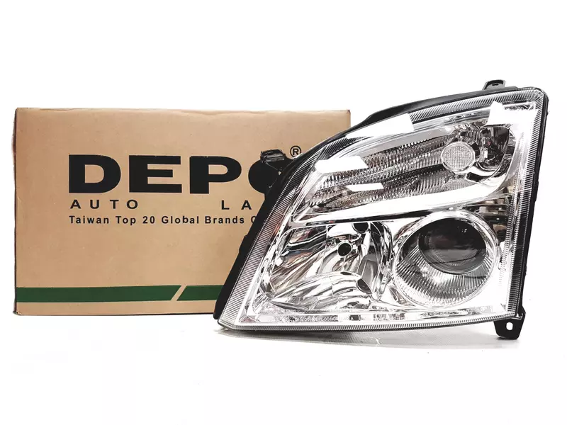 DEPO REFLEKTORY LAMPY PRZÓD OPEL VECTRA C CHROM 