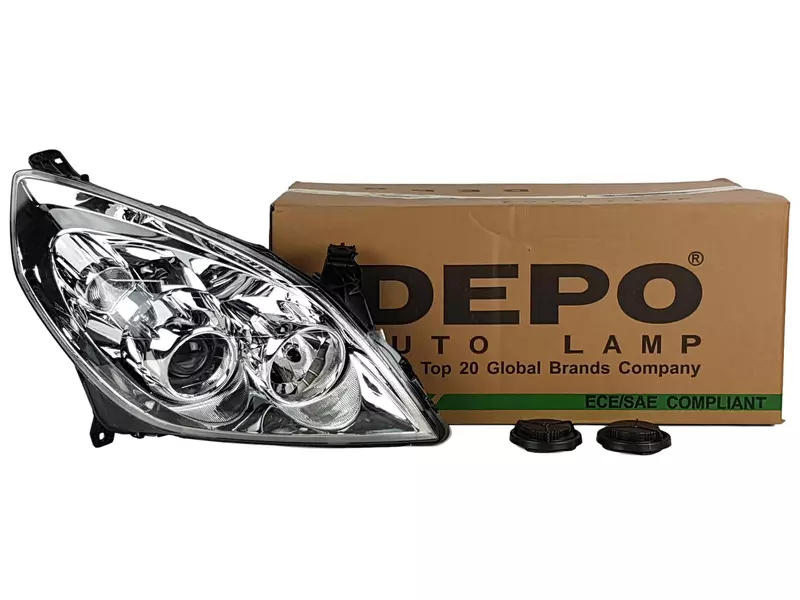 DEPO REFLEKTOR PRZEDNI PR OPEL VECTRA C FL CHROM 