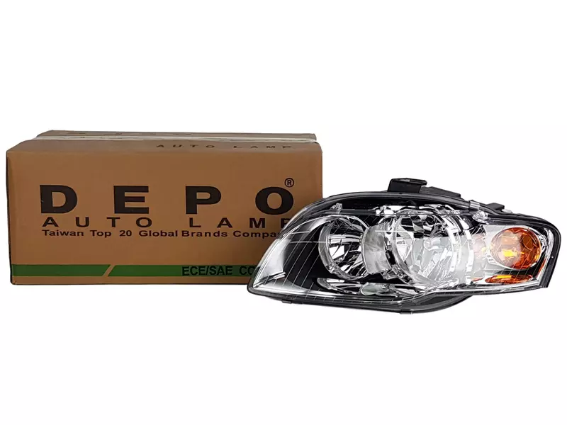 DEPO REFLEKTORY LAMPY PRZÓD AUDI A4 B7 2 SZT 