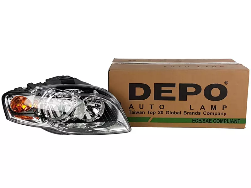 DEPO REFLEKTORY LAMPY PRZÓD AUDI A4 B7 2 SZT 