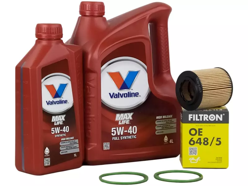 VALVOLINE MAXLIFE 5W40 5L+FILTR OLEJU OE648/5