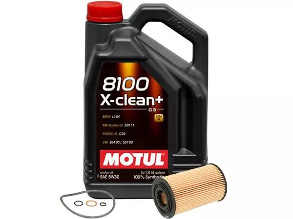 MOTUL 8100 X-CLEAN+ 5W30 5L+FILTR OLEJU OE649/4