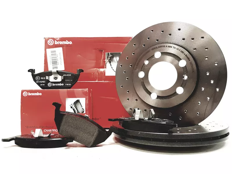 BREMBO XTRA TARCZE+KLOCKI PRZÓD AUDI A1 8X 256MM