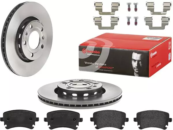 BREMBO TARCZE+KLOCKI TYŁ AUDI A8 D3 280MM