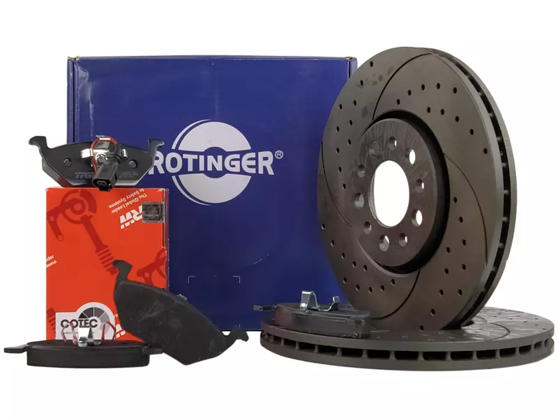 ROTINGER TARCZE+KLOCKI PRZÓD AUDI A3 8L 288MM