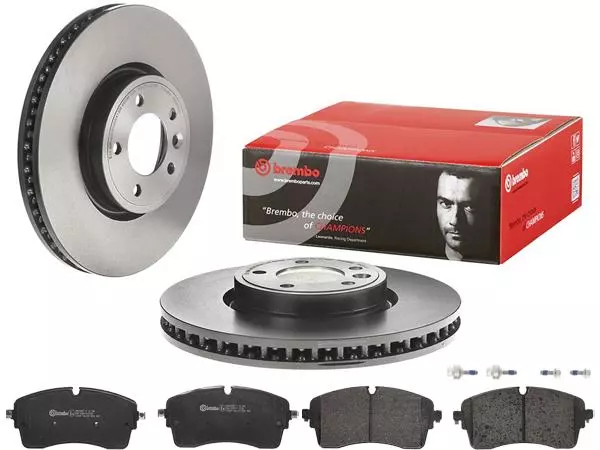 BREMBO TARCZE+KLOCKI PRZÓD RANGE ROVER IV 349MM