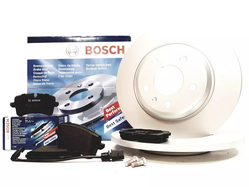 BOSCH TARCZE+KLOCKI TYŁ AUDI A6 C7 A7 300MM