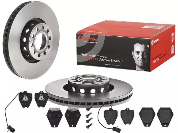 BREMBO TARCZE+KLOCKI PRZÓD AUDI 100 A6 C4 314MM