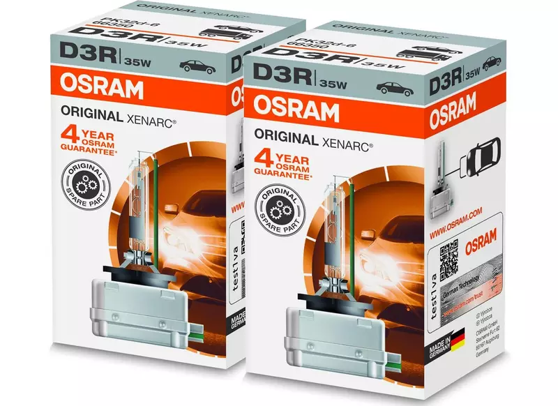 OSRAM ORIGINAL XENARC ŻARNIKI D3R 42V 35W ZESTAW