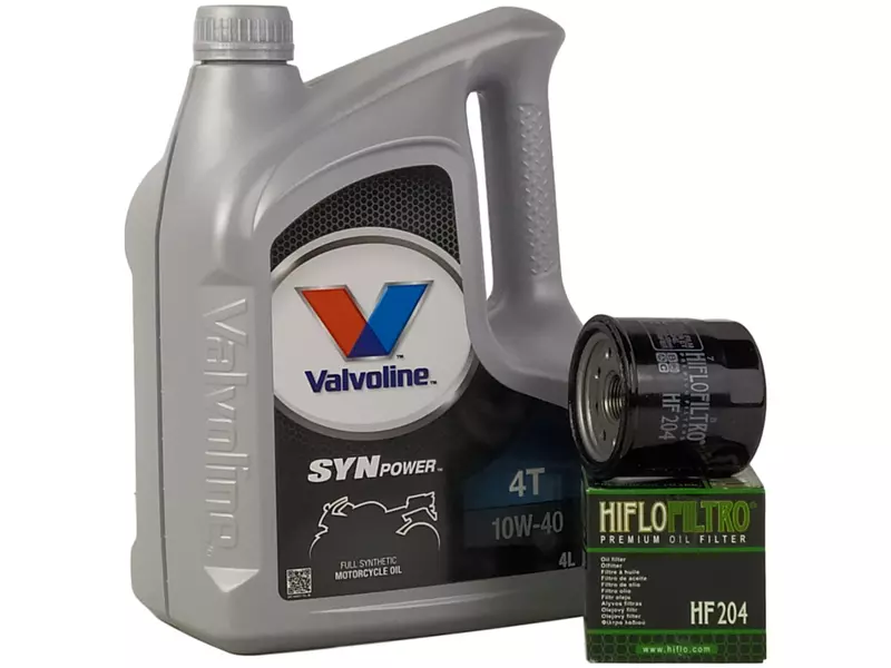 VALVOLINE SYNPOWER 4T 10W40 4L + FILTR HF204