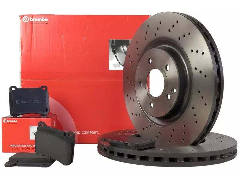 BREMBO TARCZE+KLOCKI PRZÓD MERCEDES CLK C209 330MM